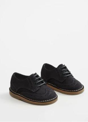 Стильные ботинки из натуральной замши mango