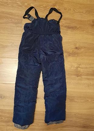 Дитячий зимовий полукомбинезон на зріст 116 см