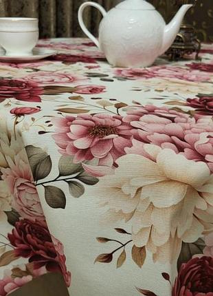 Скатерть пион (110/140 см) 160/300 см
