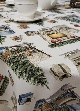 Скатерть новогодняя (110/140 см) 140/220 см