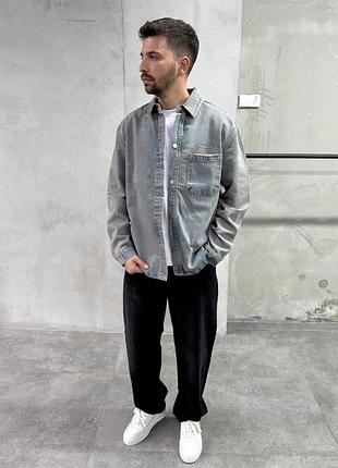 Сорочка джинсова