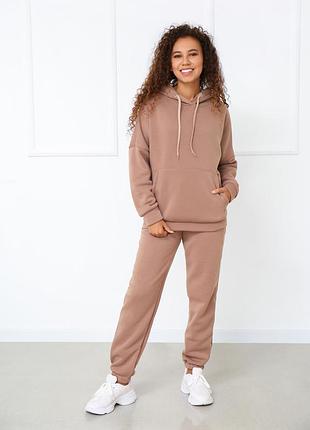 Женский утепленный на флисе спортивный костюм 46-48 производитель украина