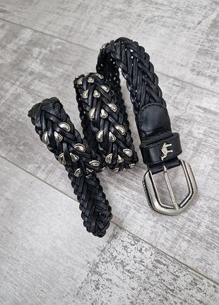 Кожаный ремень camel из натуральной кожи