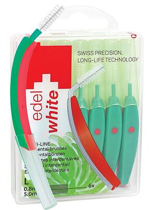 Йоршики easy flex для міжзубних проміжків l (0.8-5.0 mm) edel+white швейцарія