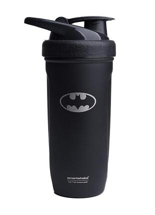 Шейкер из нержавеющей стали smartshake reforce dc batman logo (900 ml)