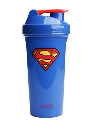 Шейкер пластик smartshake. smartshake lite dc superman (800 ml)