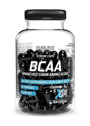 Аминокислоты evolite nutrition. bcaa 2:1:1 xtreme (60 caps)
