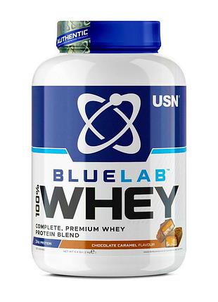 Сывороточный протеин usn. blue lab 100% whey premium protein (2 kg, шоколад карамель)