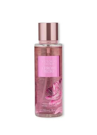 Парфюмированный спрей мист для тела chrome peony victoria’s secret, 250 мл