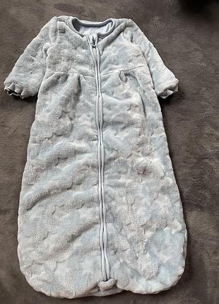 Спальник дитячий спальний мішок утеплений плюш