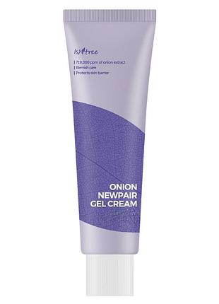 Пенка для умывания лица для проблемной кожи isntree onion newpair gel cream 80 мл