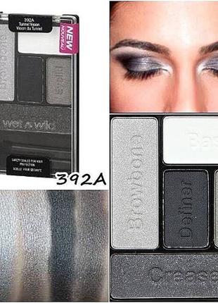 Пятицветная палетка теней wet n wild coloricon eye shadow palette e3921 tunnel vision1 фото