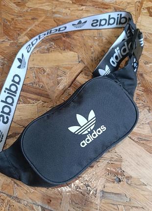 Оригинальная сумка барсетка банка мессенджер adidas многогранный ремешок