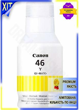 Dm чорнило canon gi-46, спецификация 2.2 yellow, gx6040/gx7040, 135 мл, пігментні (4429c001) spe|lz