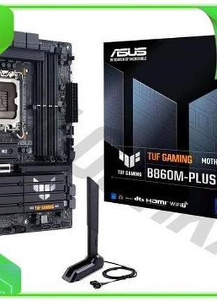 Ve материнська плата lga1851, asus new version tuf gaming b860m-plus wifi, b860, 4xddr5, 1xpci-e 5.0 x n6w_ver