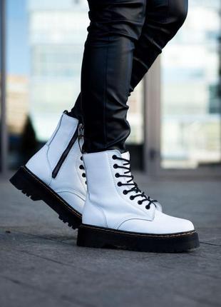 Жіночі черевики dr.martens black/white