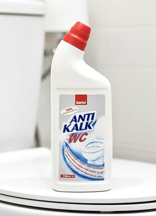 Sano anti kalk wc засіб для миття унітазу, 750 мл