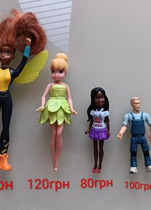 Оригинальные фигурки, кукла disney, dc, barbie, enchantimals,dickie toys