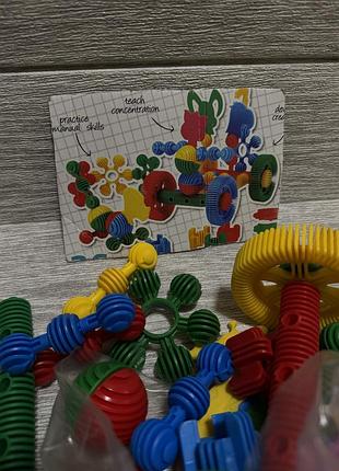 Конструктор дитячий з машинкою та звірятами, 35 елементів