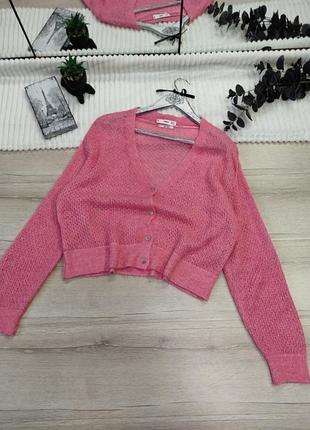 Вовняний оверсайз кардиган павутинка mango p xs-s