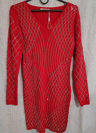 Нарядное платье стрейч.