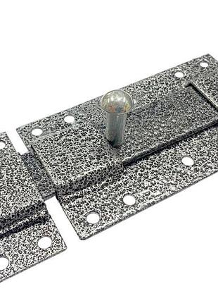 Засув дверний ks-ukr плоский під замок 80х205 (сірий антик) (s4196)