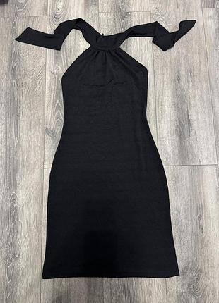 Чорна сукня yendi з відкритою спинкою, розмір s