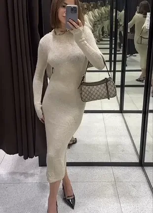 🌿 вʼязана сукня від zara