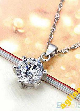 Розкішний кулон з цирконом!!!