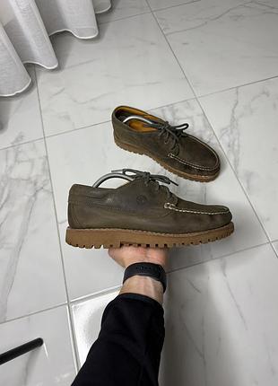 Timberland jackson's landing moc toe mens green shoes