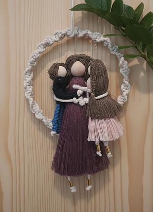 Панно в технике макраме.подарок/сувенир