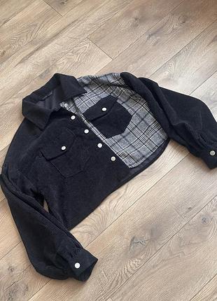 Укорочена стильна рубашка