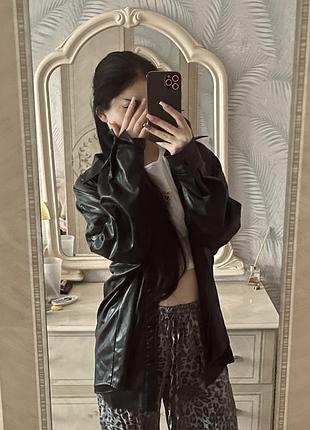 Шкіряна рубашка