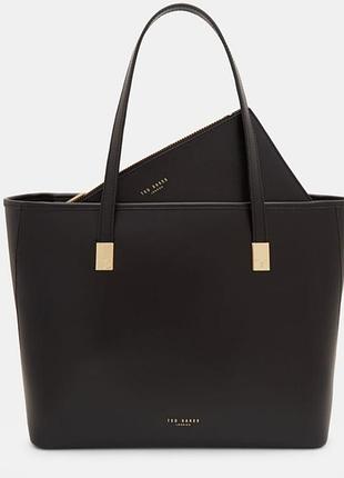 Кожаная сумка-шоппер ted baker
