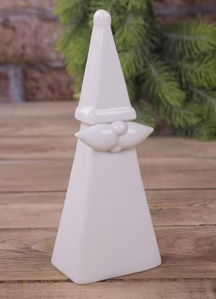 Статуетка "санта білий трикутний"