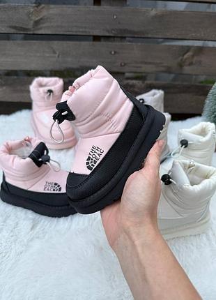 Детские зимние дутики теплые утепленные мехом не промокают на замочке