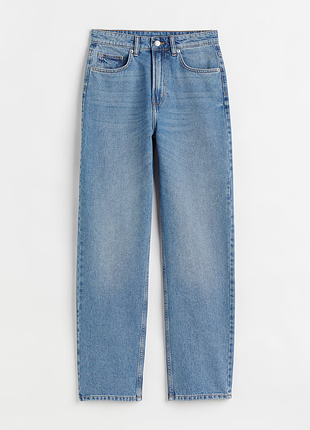 Джинси з високою посадкою на вузьку талію h&m