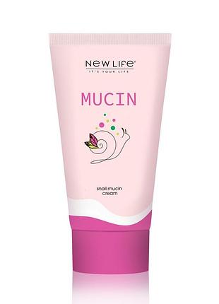 Крем для лица mucin - с муцином улитки 50 мл новая жизнь