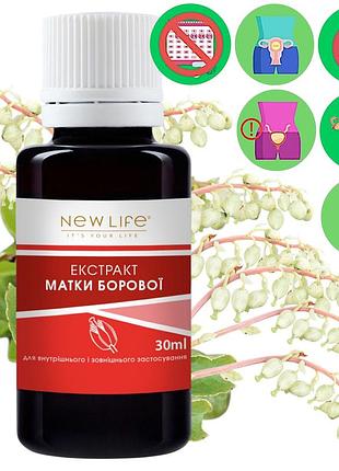 Матки боровой экстракт (ортилия однобокая) добавка диетическая новая жизнь (new life) 30 мл