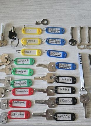 Ключи для хэнд-мешка, ключи для создания своими руками, набор ключей с разноцветными бирками и брелками, качая для хэнд мейда