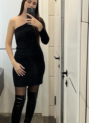 Сукня h&m та ботфорди zara