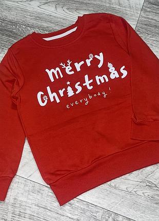 Джемпер світшот різдвяний/новорічний george 4-5років