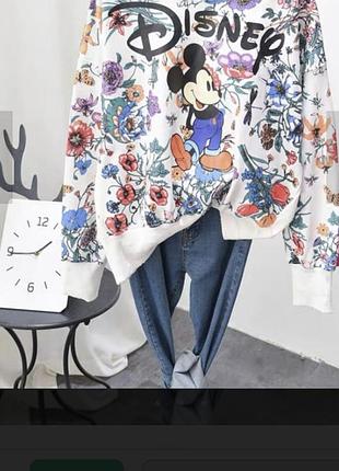 Свитшот с принтом микки мауса