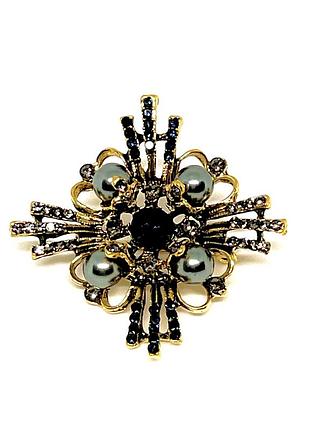 Стильная женская брошь кулон подвес изысканный аксессуар на одежду винтажный стиль