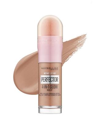 Тональна основа 4 в 1 з ефектом сяйва maybelline new york instant perfector glow 0.5 - fair light cool, 20 мл