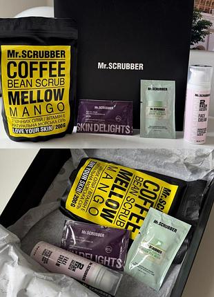 Подарунковий набір mr.scrubber • новий • догляд за тілом та обличчям. подарунок на новий рік, різдво, день народження