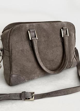 Сумка замша оригінал marina rinaldi italy