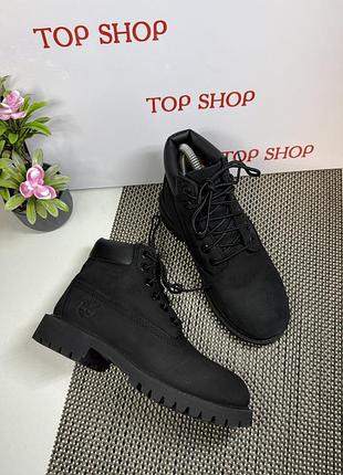 Оригинальные кожаные ботинки timeberland утепленные primaloft