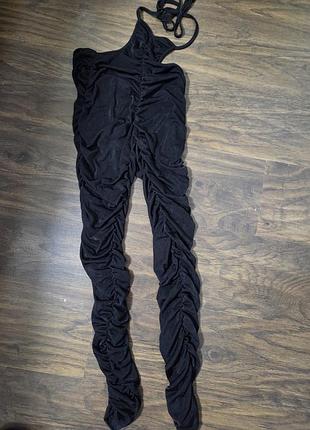 Брюки драппировка, вокруг талии, вырезы