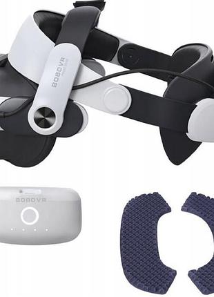 Кріплення bobovr m3 pro battery pack head strap для meta quest 3 з магнітним акумулятором